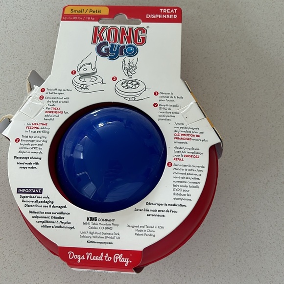 Kong Gyro small treat dispenser - Picture 2 of 2